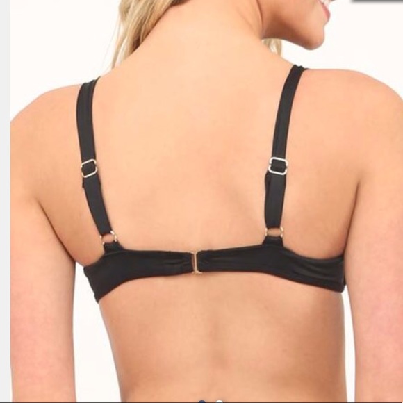 Elizabeth Jane Solids Black Serafina Molded-Cup DD - Picture 2 of 2